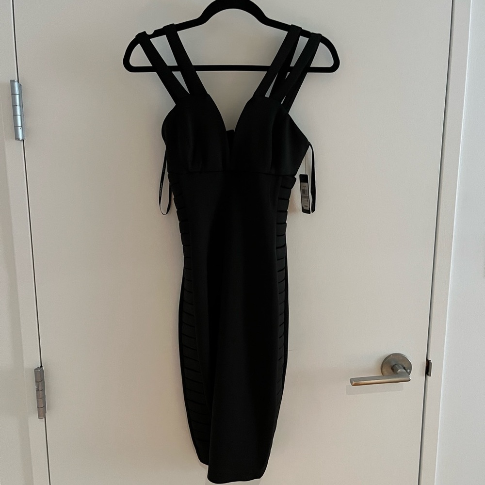 NWT Guess Double-Strap Bodycon Dress